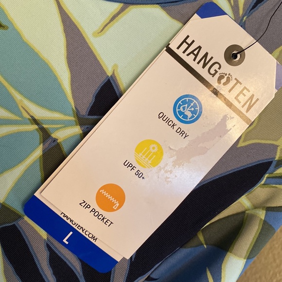 Swim top Hang Ten Quick Dry UPF 50+ Large - Picture 6 of 11